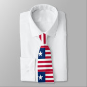 Vlag van Liberia Stropdas (Gebonden)