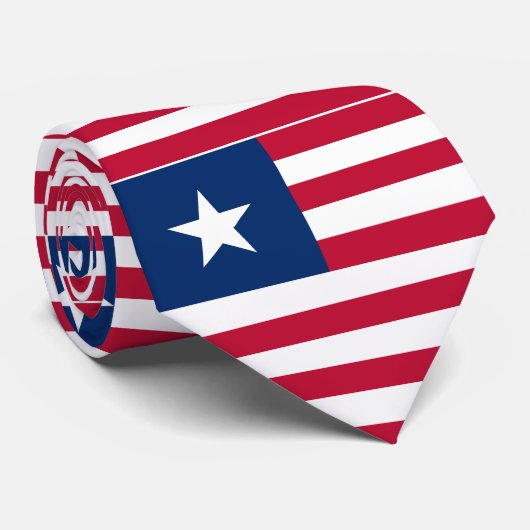 Vlag van Liberia Stropdas (Opgerold)