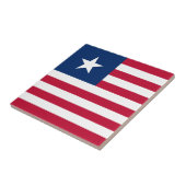 Vlag van Liberia Tegeltje (Zijkant)