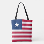 Vlag van Liberia Tote Bag (Achterkant)