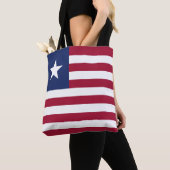 Vlag van Liberia Tote Bag (Dichtbij)