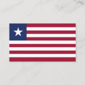 Vlag van Liberia Visitekaartje (Voorkant)