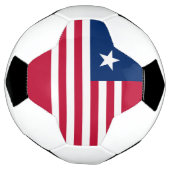 Vlag van Liberia Voetbal (Gedraaid)