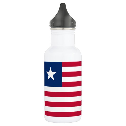 Vlag van Liberia Waterfles (Links)