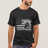 Vlag van Liberty Bell © FB @ #USAPatriotGraphics T-shirt (Voorkant)