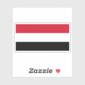 Vlag van Libië (1969-1972) Sticker (Vel)