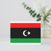 Vlag van Libië Briefkaart (Staand voorkant)