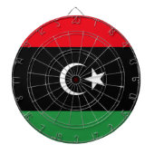 Vlag van Libië Dartbord (Voorkant)