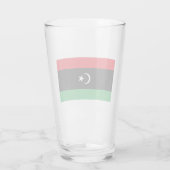 Vlag van Libië Glas (Achterkant)