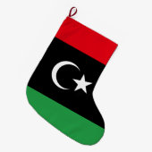 Vlag van Libië Grote Kerstsok (Voorkant (Hangend))