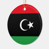 Vlag van Libië Keramisch Ornament (Links)