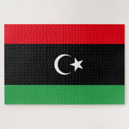 Vlag van Libië Legpuzzel