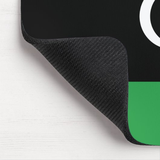 Vlag van Libië Muismat (Hoek)