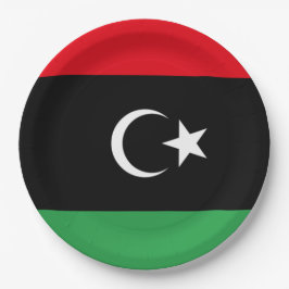 Vlag van Libië Papieren Bordje