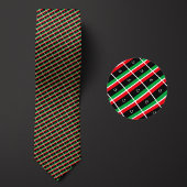 Vlag van Libië Patroon Stropdas