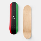Vlag van Libië Persoonlijk Skateboard (Voorkant)