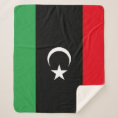 Vlag van Libië Sherpa Deken (Voorkant)