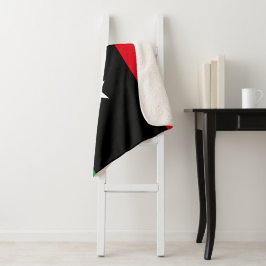 Vlag van Libië Sherpa Deken (In situ)