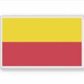 Vlag van Liechtenstein (1719-1852) Sticker (Voorkant)