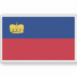 Vlag van Liechtenstein (1937-1982) Sticker