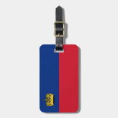 Vlag van Liechtenstein Bagagelabel (Voorkant verticaal)