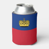 Vlag van Liechtenstein Blikjeskoeler (Blikje Voorkant)