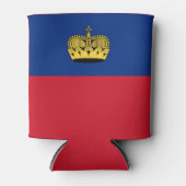 Vlag van Liechtenstein Blikjeskoeler (Voorkant)