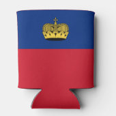 Vlag van Liechtenstein Blikjeskoeler (Achterkant)