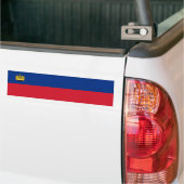 Vlag van Liechtenstein Bumpersticker (Op Truck)