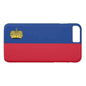 Vlag van Liechtenstein Case-Mate iPhone Case (Achterkant (Horizontaal))