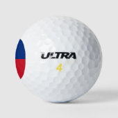 Vlag van Liechtenstein Golfballen (Logo)