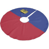 Vlag van Liechtenstein Kerstboom Rok (Gekanteld)