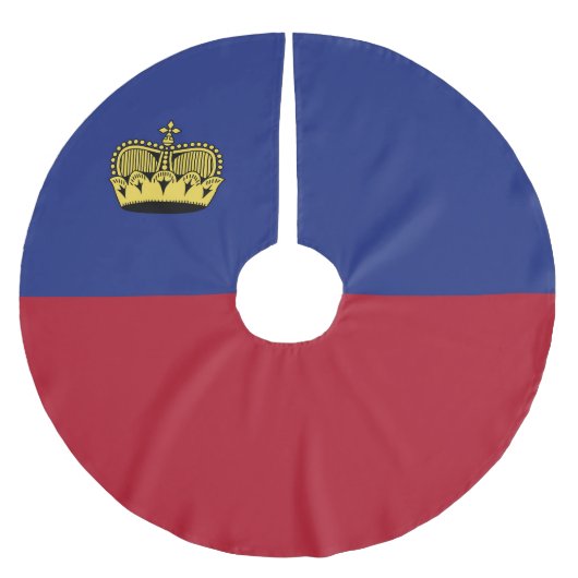 Vlag van Liechtenstein Kerstboom Rok (Voorkant)