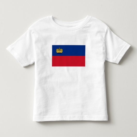Vlag van Liechtenstein Kinder Shirts (Voorkant)