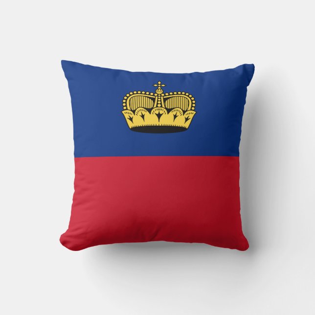 Vlag van Liechtenstein Kussen (Voorkant)