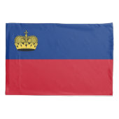 Vlag van Liechtenstein Kussensloop (Achterkant)