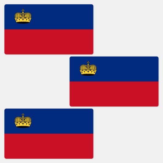 Vlag van Liechtenstein Labels (Groep)