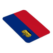 Vlag van Liechtenstein Magneet (Rechterzijde)