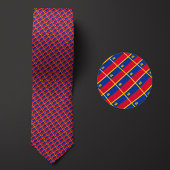 Vlag van Liechtenstein Patroon Stropdas