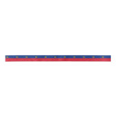Vlag van Liechtenstein Satijnen Lint (Voorkant)