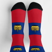 Vlag van Liechtenstein Sokken (Top)
