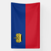 Vlag van Liechtenstein Spandoek (Verticaal)