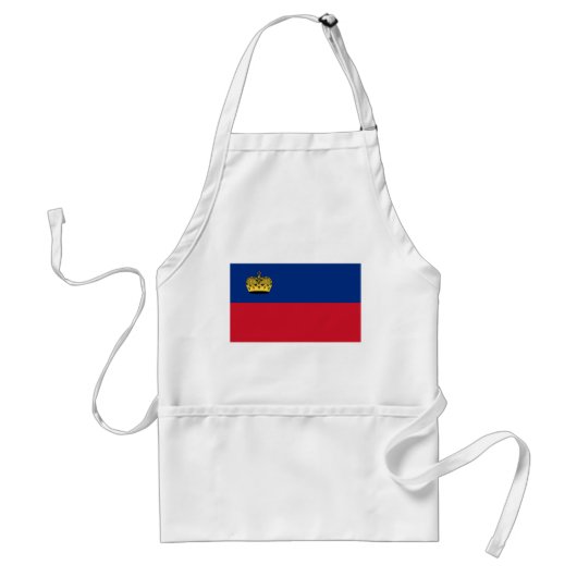 Vlag van Liechtenstein Standaard Schort (Voorkant)