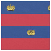 Vlag van Liechtenstein Stof (Close Up)