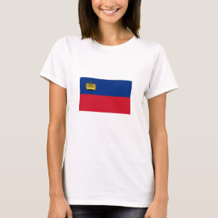 Vlag van Liechtenstein T-shirt