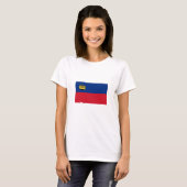 Vlag van Liechtenstein T-shirt (Voorkant volledig)
