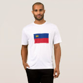 Vlag van Liechtenstein T-shirt (Voorkant volledig)