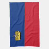 Vlag van Liechtenstein Theedoek (Verticaal)