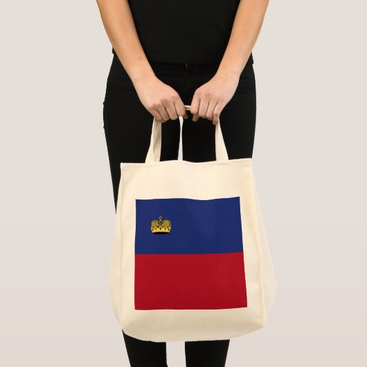 Vlag van Liechtenstein Tote Bag (Voorkant (product))