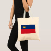 Vlag van Liechtenstein Tote Bag (Voorkant (product))
